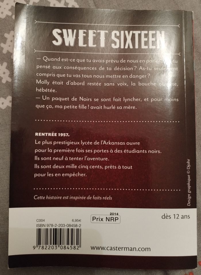 Livre " Sweet Sixteen" - photo numéro 2