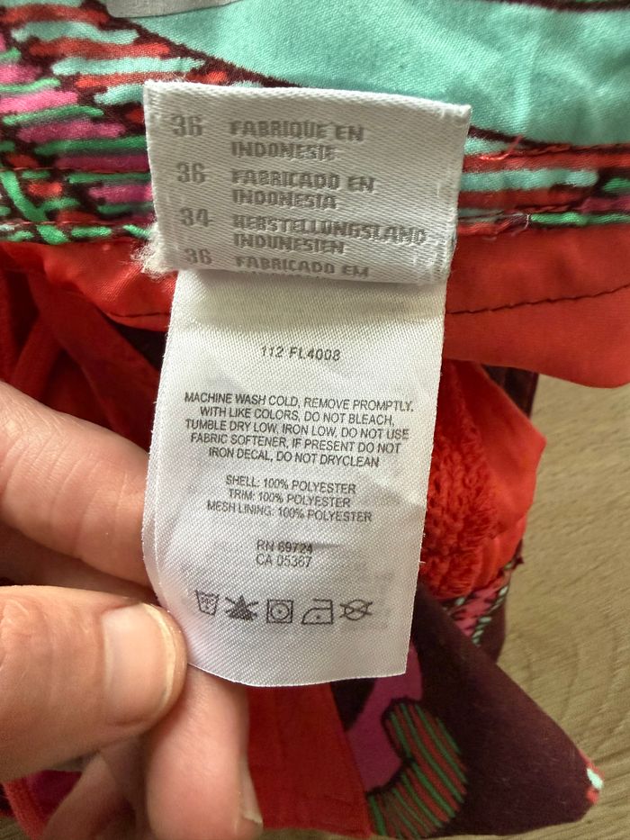 hort Columbia PFG – Corail & Motifs – Taille 34/36 S – Omni-Shade - photo numéro 8