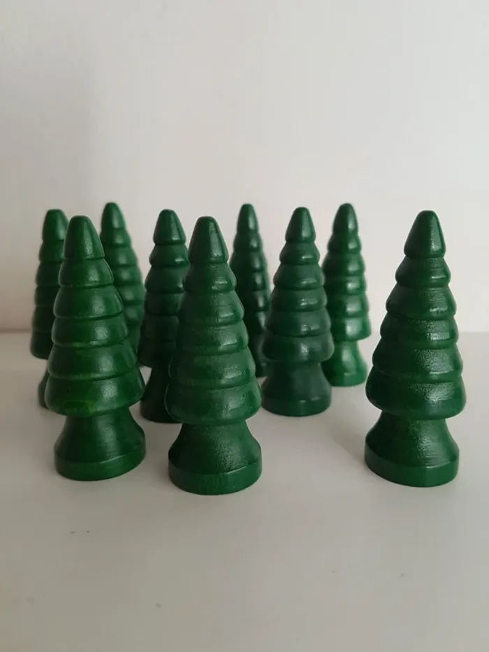 Accessoires en bois pour circuit de petites voitures - photo numéro 10