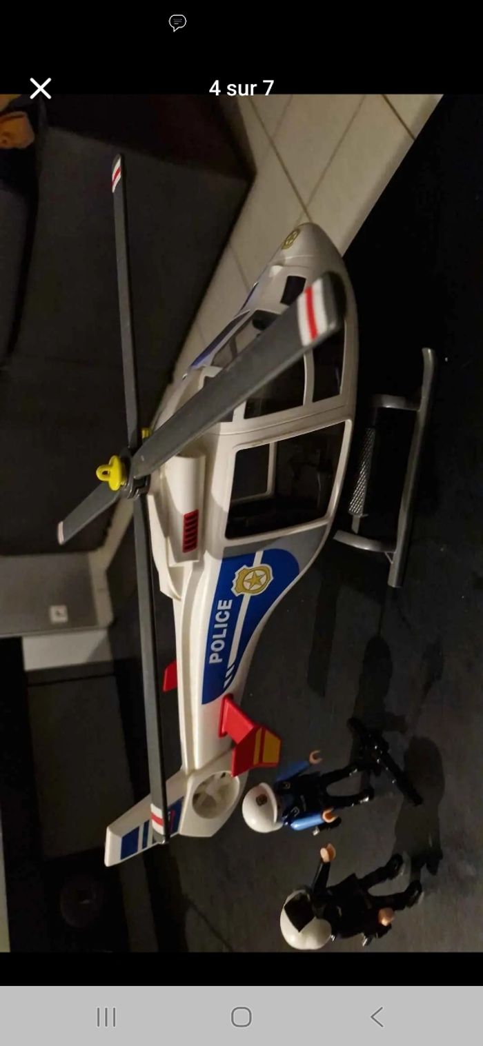 Hélicoptère police playmobil - photo numéro 3