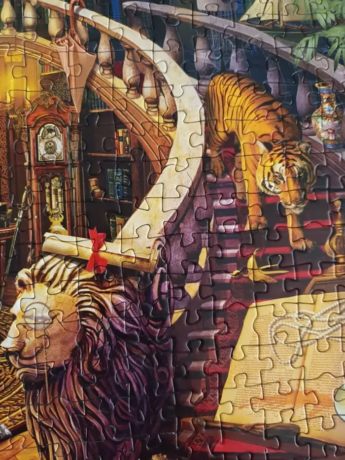 Educa puzzle 500 pièces bibliothèque énigmatique - photo numéro 14
