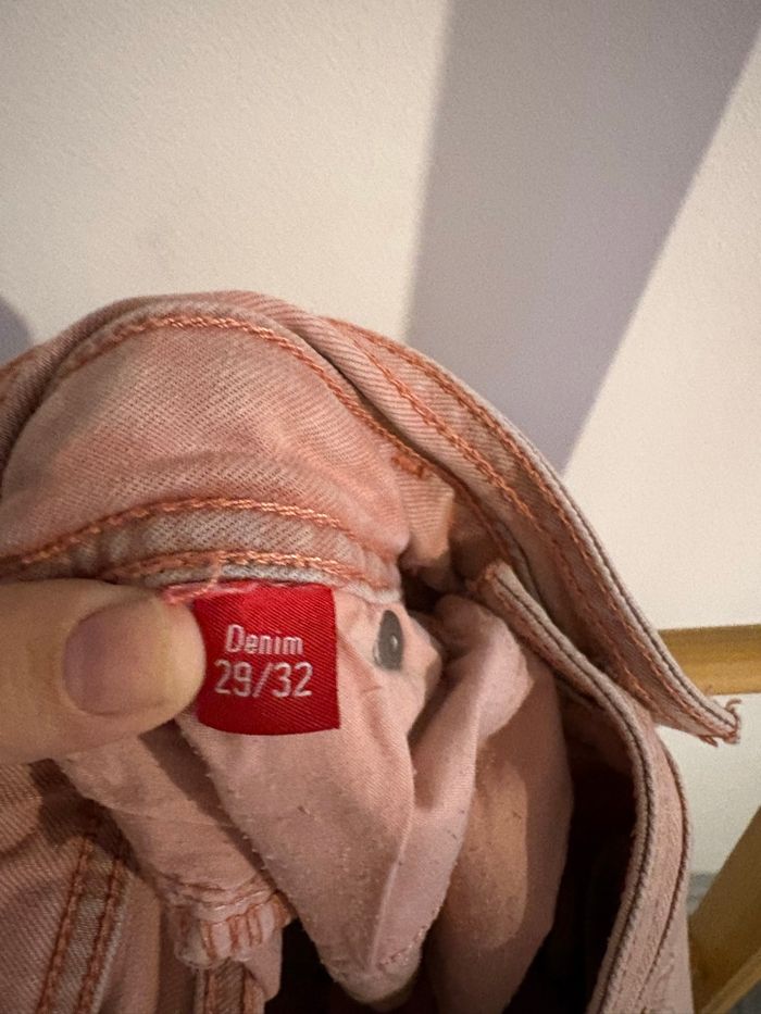 Jean Skinny EDC by Esprit Rose Pâle (T. 29/32) - photo numéro 4