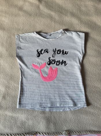 T-shirt manches courtes zeeman 128 cm