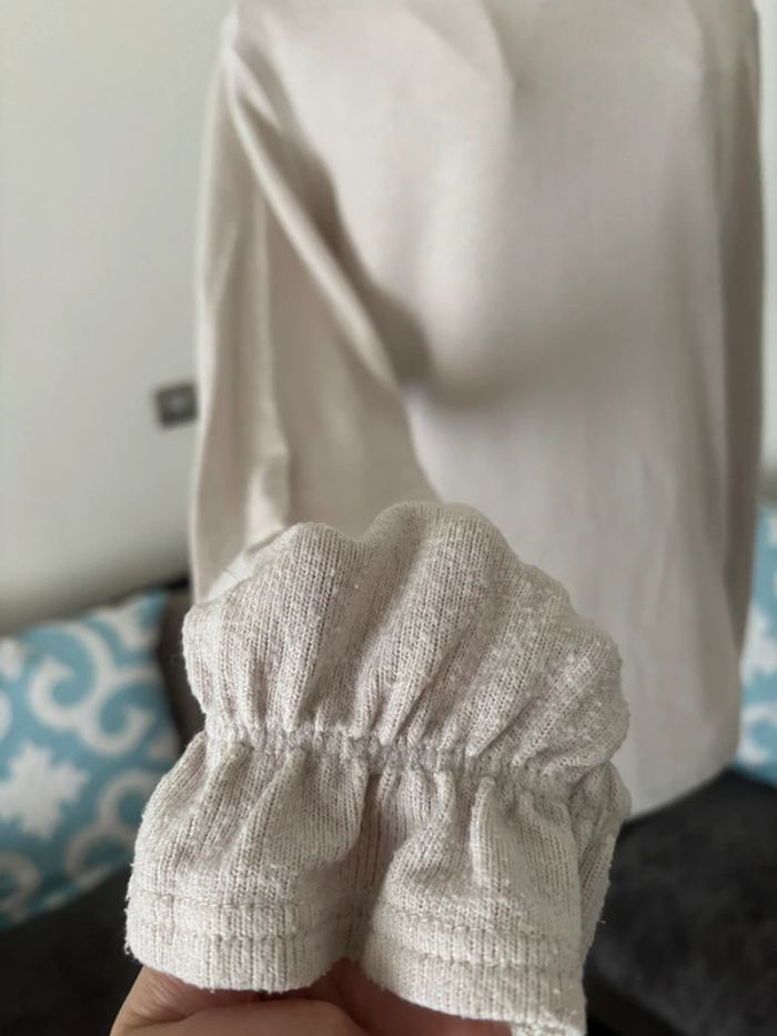 Pull léger Kiabi taille 12 ans , crème beige , fille - photo numéro 5