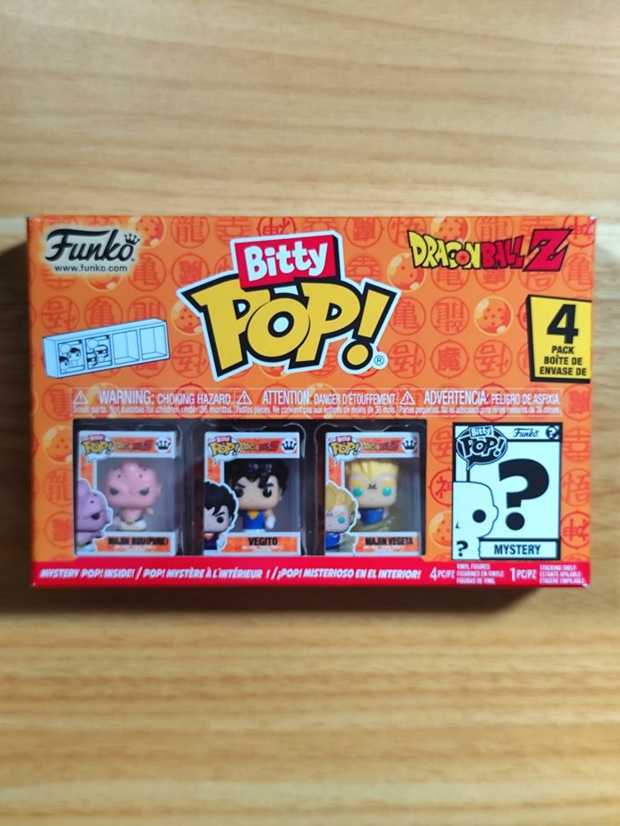 Boîte 4 Bitty Pop! - Dragon Ball Z (Majin Buu, Vegito, Majin Vegeta)