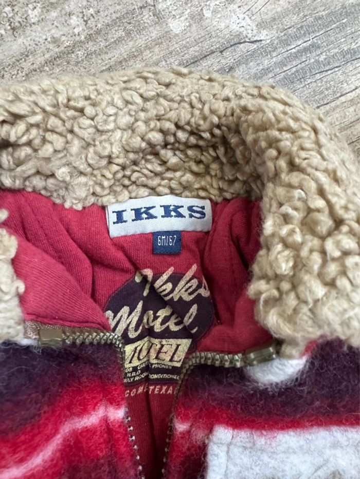 🍉Manteau IKKS 6mois sherpa coloré - photo numéro 2