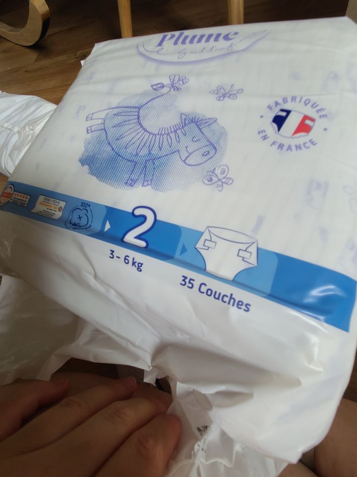 Lot de 6 paquets de couches taille 2 - photo numéro 2
