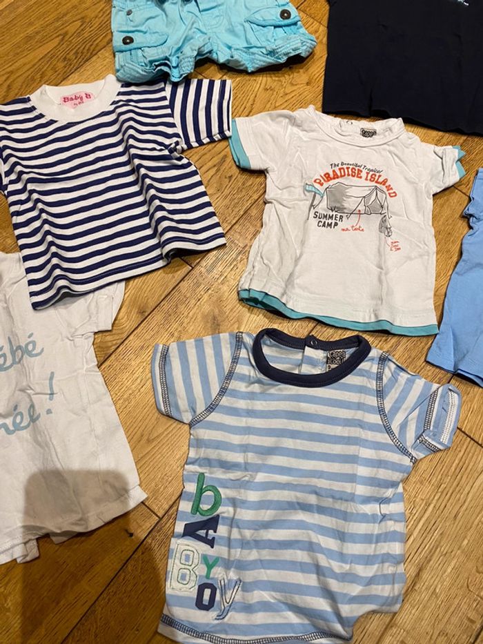 Lot 9 mois TBE t shirt et short - photo numéro 3