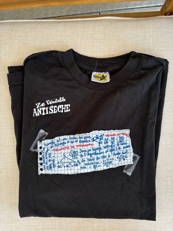 T shirt noir antisèche