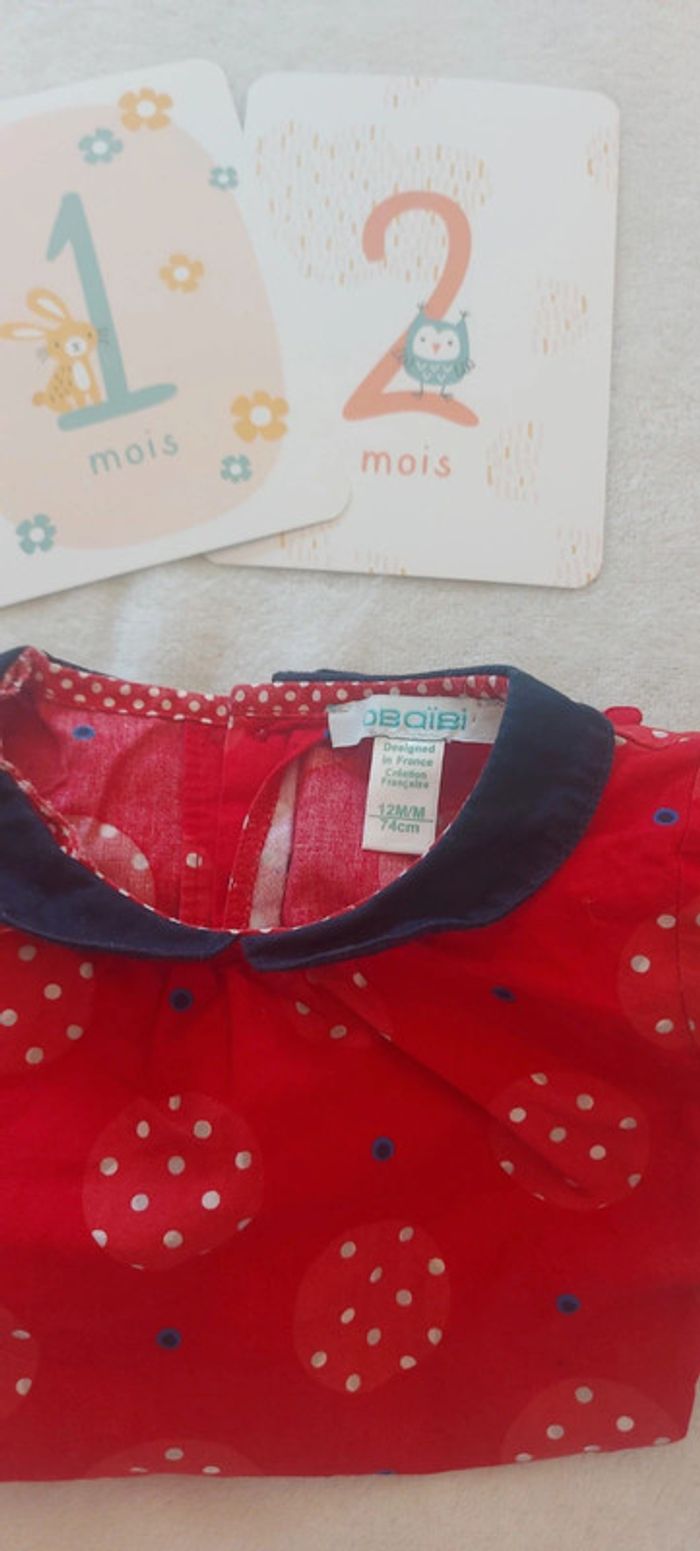 Blouse bébé fille 12 mois - photo numéro 9