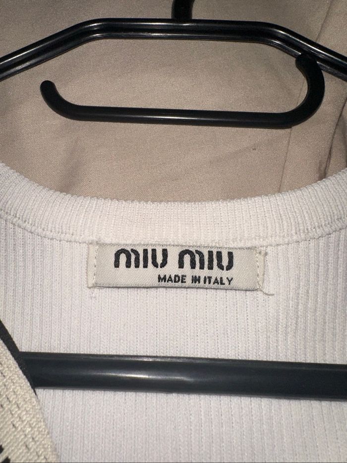 Débardeur miu miu nœud - photo numéro 3