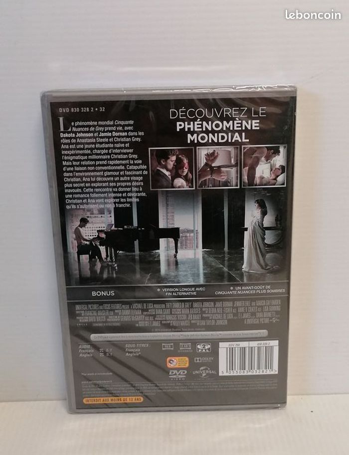 Dvd CINQUANTE NUANCES DE GREY (Neuf sous blister) - photo numéro 2