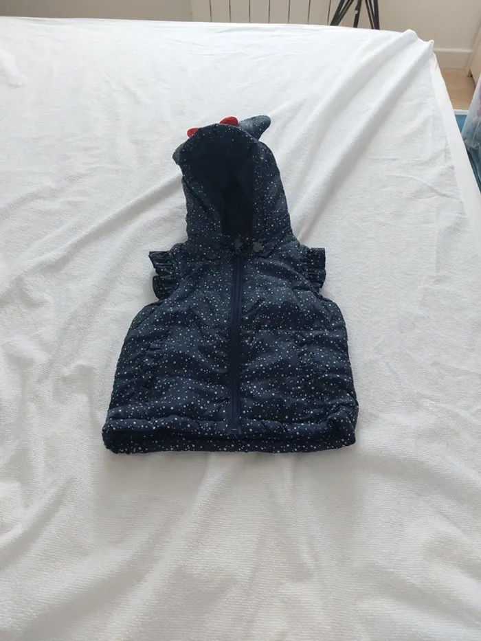 Veste sans manche minnie fille 18mois