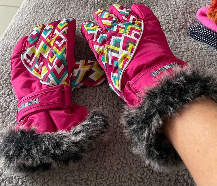 Gants de ski Orchestra imprimés avec poignets en fausse fourrure fille T3 Orchestra - photo numéro 10