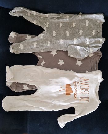 Lot de 3 pyjamas 3 mois Verbaudet