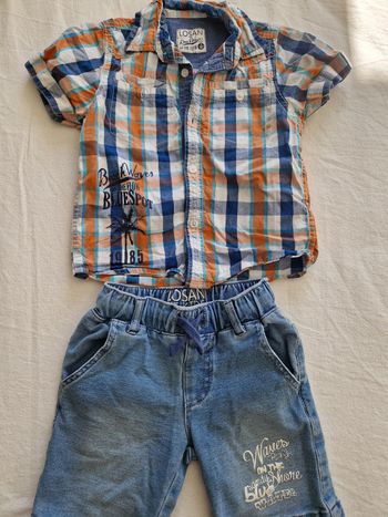 Ensemble short + chemisette - 24 mois/92 cm