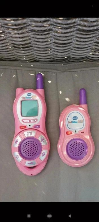 Jolis talkie-walkies fille rose TBE