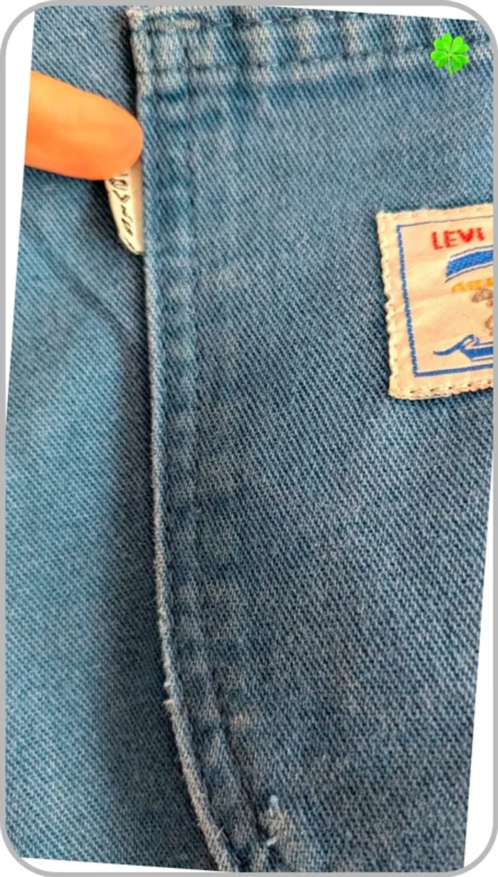 Jeans Levi's Vintage femme 40 Made in France - photo numéro 5