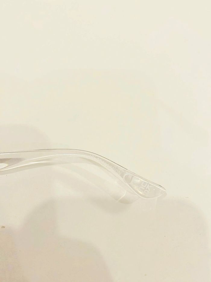 Lunette de soleil mixte Polarisée transparente verres bleus miroités uvprotection catégorie 3 - photo numéro 4