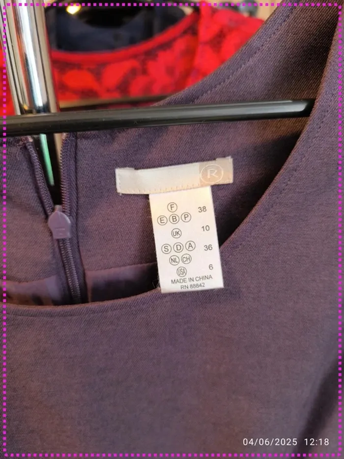 Robe droite violette (38) - photo numéro 3