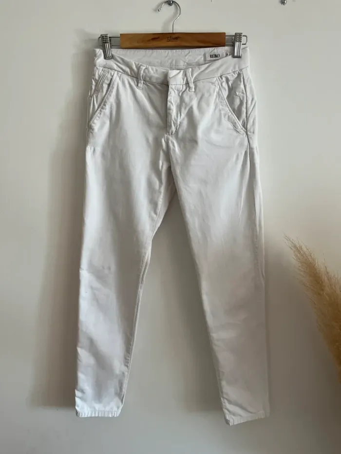Pantalon/chino blanc Reiko - photo numéro 2