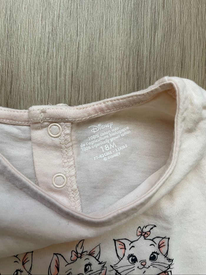 Tee shirt Kiabi Marie rose pale 18 mois - photo numéro 4