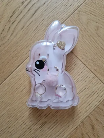 Coffret 5 bagues en forme de lapin Claire's