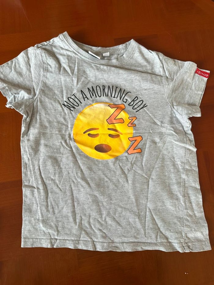 Teeshirt de pyjama emoji garçon 10 ans - photo numéro 5