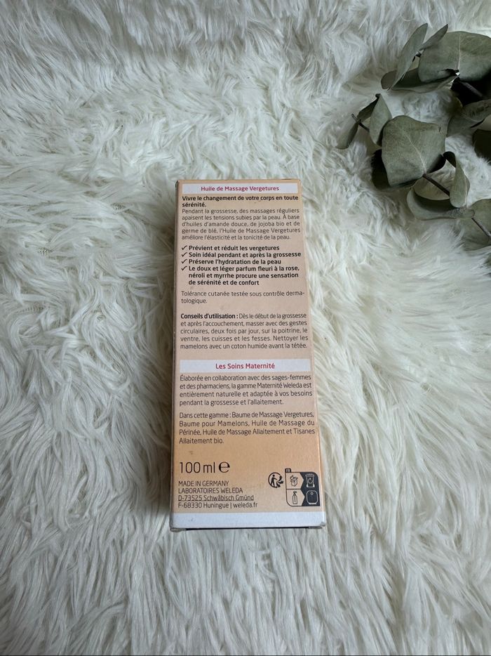 Huile de massage vergeture Weleda - photo numéro 3