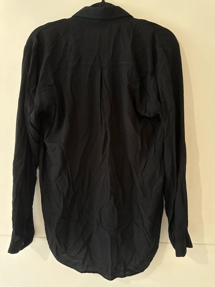 Chemise noire fluide Polo Bonetta - Taille 40 - photo numéro 2