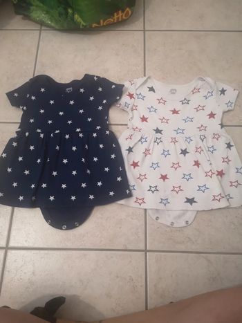 Lot de robes bodies intégrés