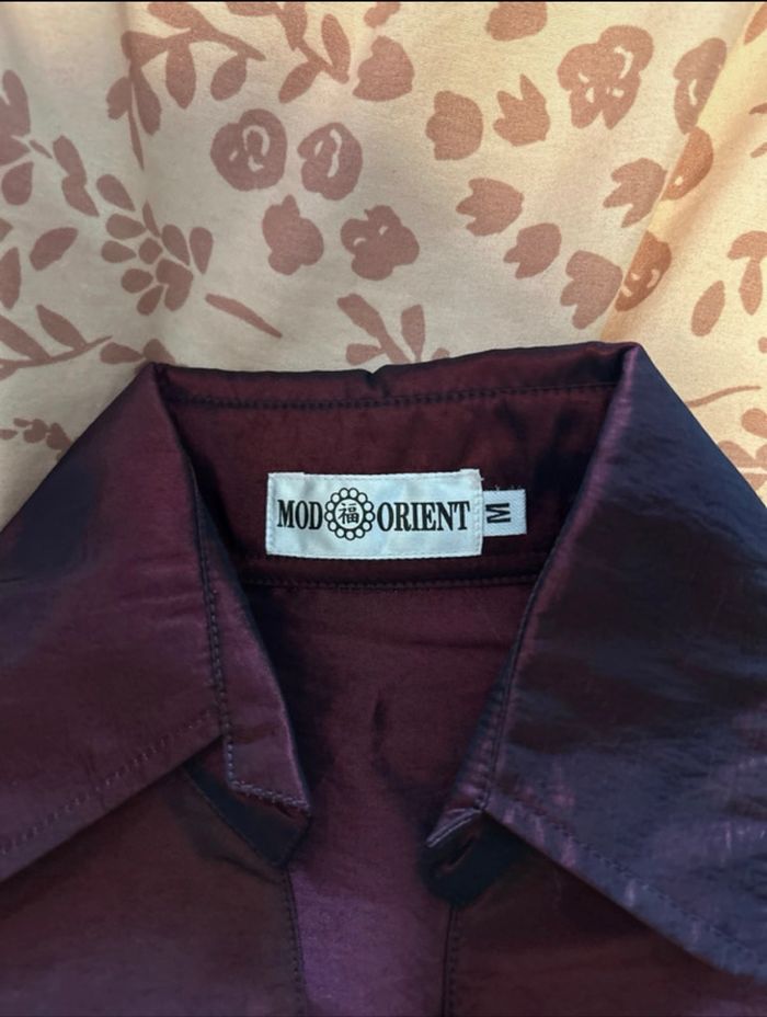 Chemise Mod Orient taille M rouge - photo numéro 2