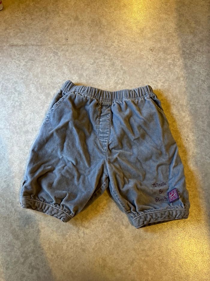 Short molletonné fille 18 mois