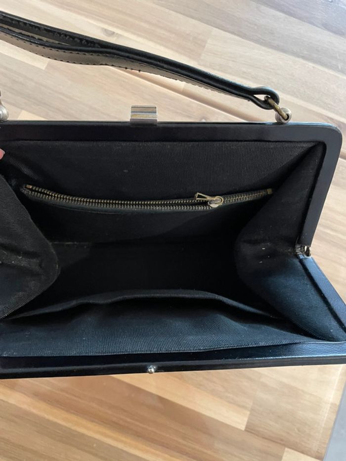 Sac à main rétro noir - photo numéro 4