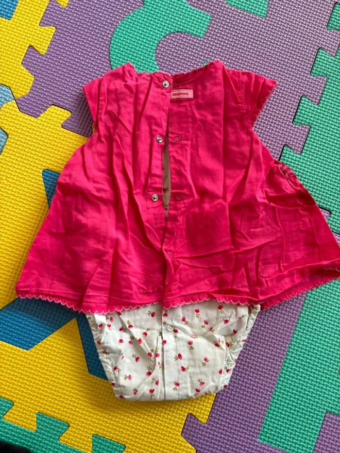 Magnifique robe body - taille 3 mois catimini - photo numéro 2