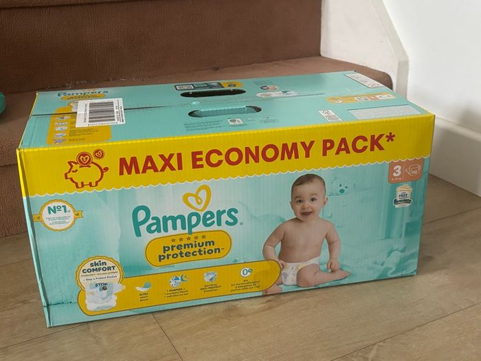 Maxi Economy Pack Couches Pampers Premium Protection T3