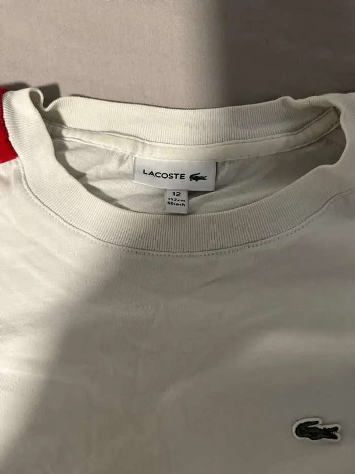 Tshirt lacoste 12 ans - photo numéro 3