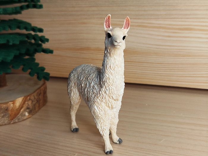 Schleich lama blanc Figurine Animal de la savane - photo numéro 2