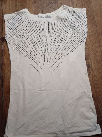 Tunique sequin devant , dentelle derrière