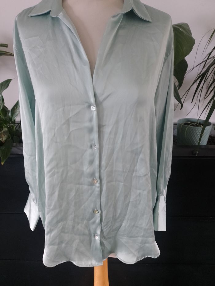 Chemisier manches longues Zara - photo numéro 3