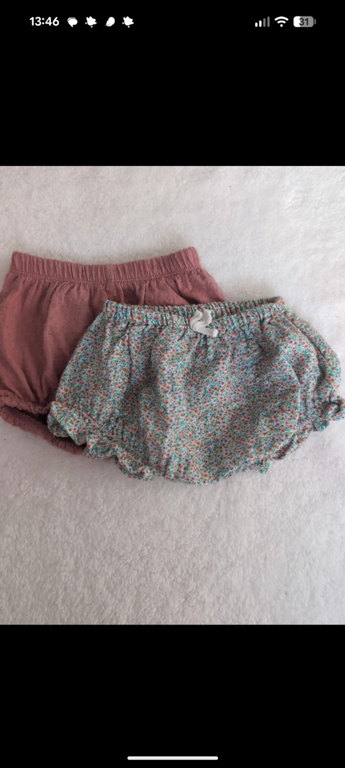 Lot de 2 bloomers 3 mois