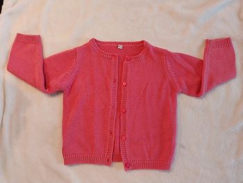 Gilet fille boutonné