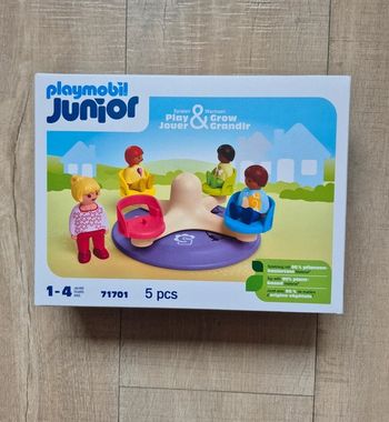 71701 - Playmobil Junior - Enfants et tourniquet - Neuf Scellé