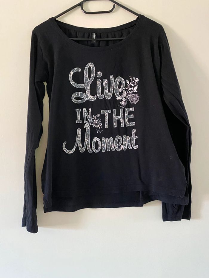 Pull fin « live in the moment » Colours of the world Taille S
