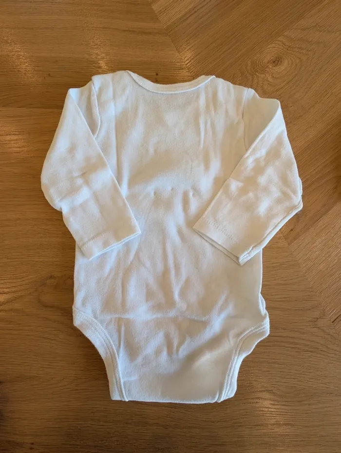 Lot de 3 bodies Gemo - Taille : 6 Mois - photo numéro 3