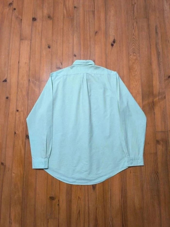 Chemise manches longues - Ralph Lauren - Custom Fit - Logo brodé premium - Menthe - Taille L - photo numéro 4