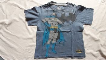 Tee-shirt bleu motif Batman