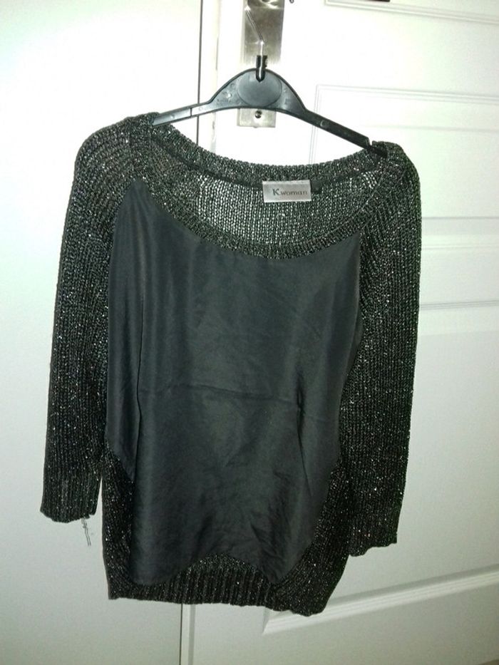 Pull léger en maille ajourée - photo numéro 2