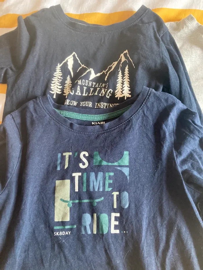 Lot t-shirt enfant garçon 5ans - photo numéro 2