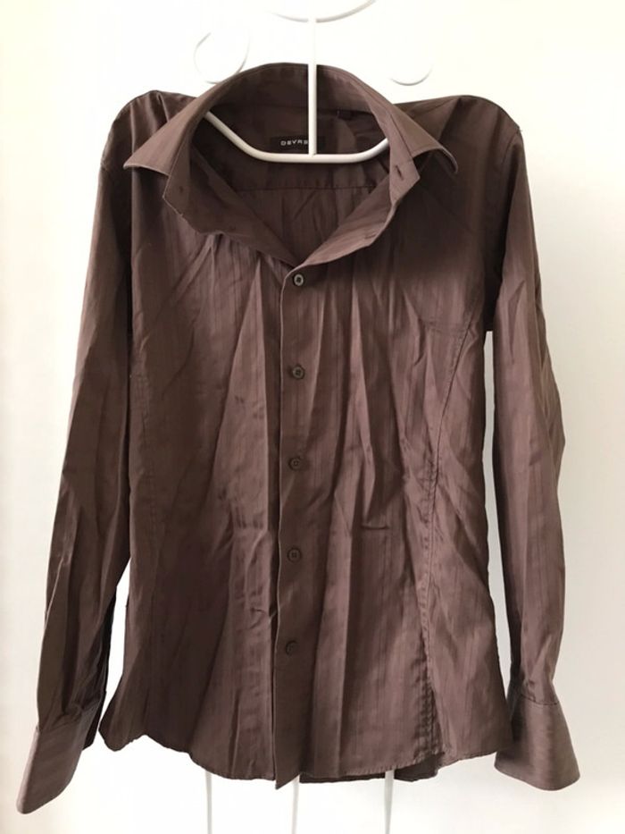 Chemise marron Devred